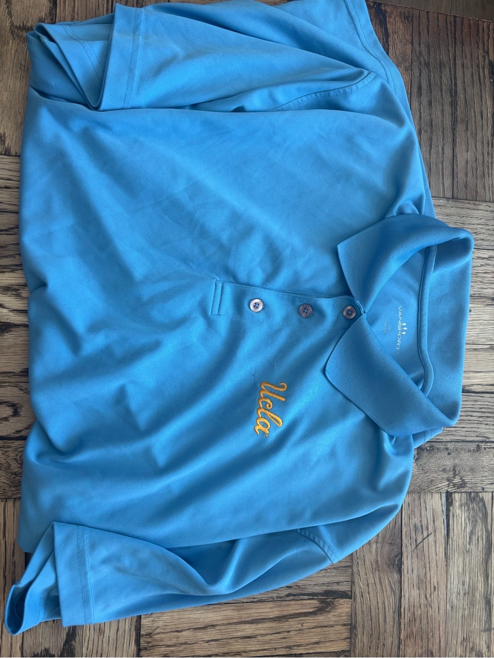 UCLA Men's Blue Embroidered Polo Shirt